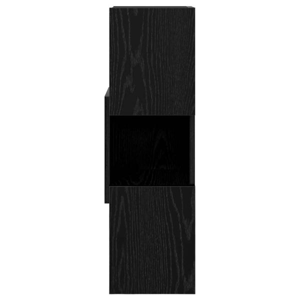 Ъглов шкаф Бяло 25,5x25x80см Инженерно дърво