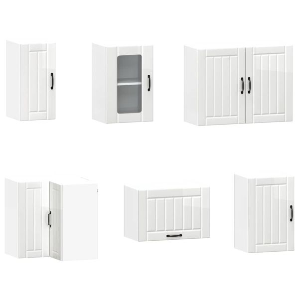 Комплект кухненски шкафове от 11 части Kalmar, инженерно дърво