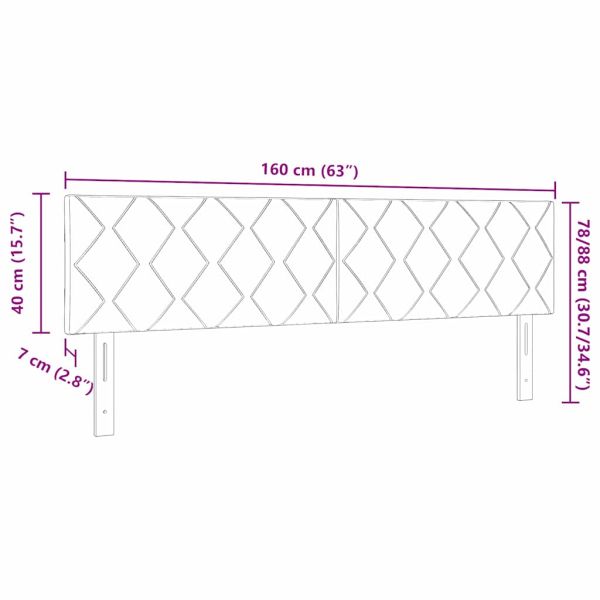 LED глава Розово 160 cm Изкуствена