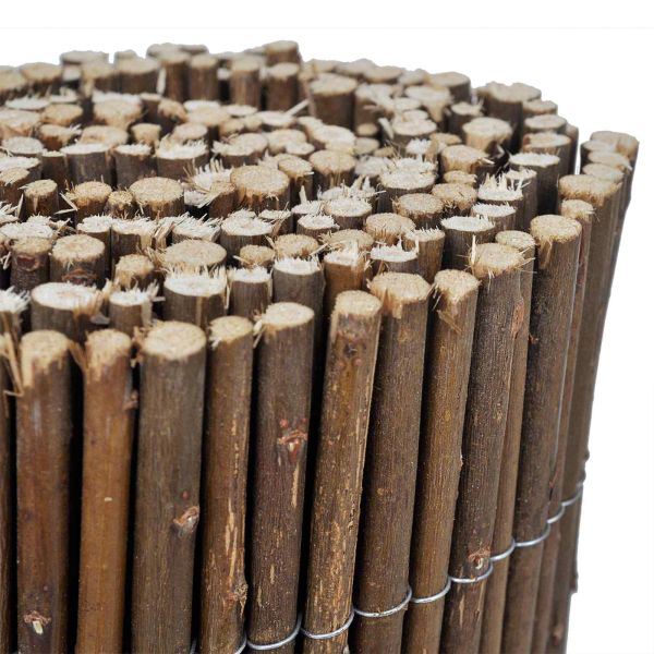 Трева ограда 5 pcs Кафяво 200 x 30 cm