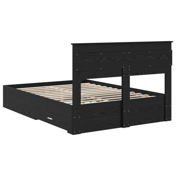 Рамка за легло с чекмедже с таблото Инженерно дърво