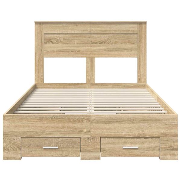 Рамка за легло с чекмедже с таблото Инженерно дърво