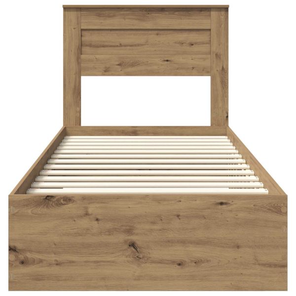 Рамка за легло с чекмедже с таблото Инженерно дърво