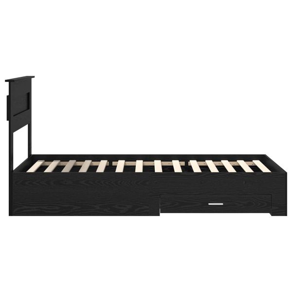 Рамка за легло с таблото Черния дъб 90 x 190 cm Инженерно дърво