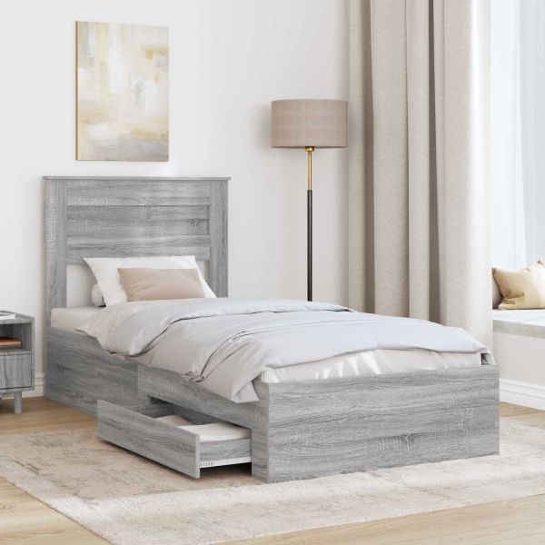 Рамка за легло с чекмедже с таблото Инженерно дърво