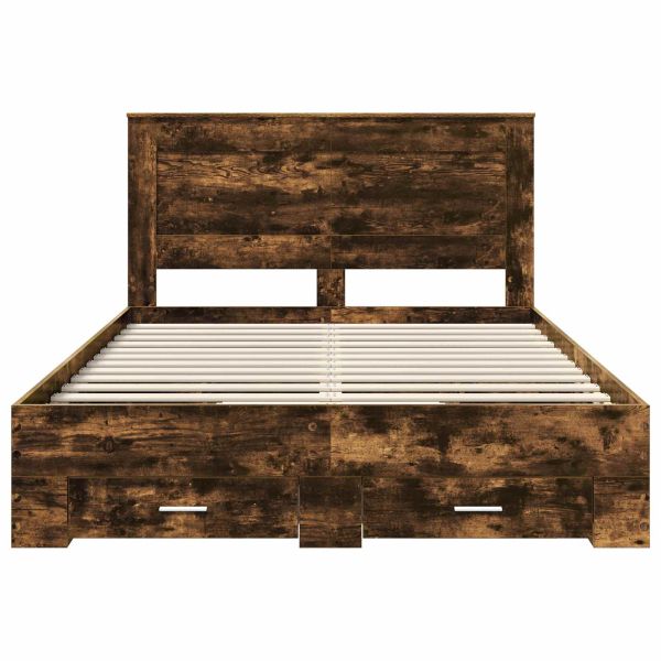 Рамка за легло с чекмедже с таблото Инженерно дърво