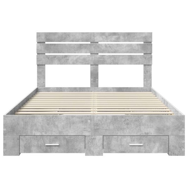 Рамка за легло с чекмедже с таблото Инженерно дърво