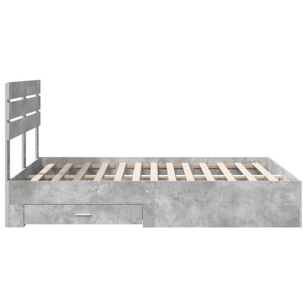 Рамка за легло с чекмедже с таблото Инженерно дърво