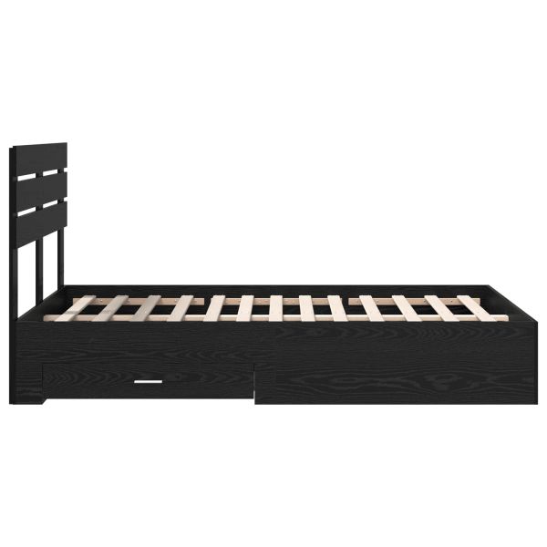 Рамка за легло с чекмедже с таблото Инженерно дърво