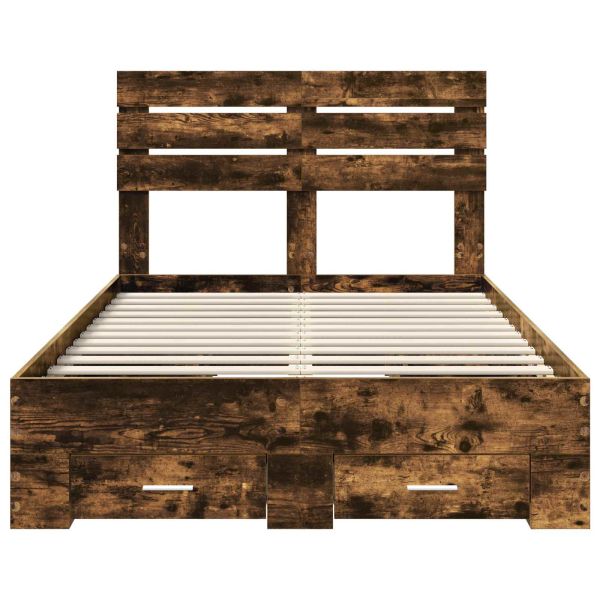 Рамка за легло с чекмедже с таблото Инженерно дърво