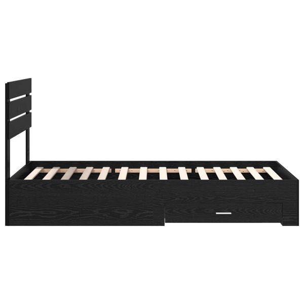 Рамка за легло с чекмедже с таблото Инженерно дърво