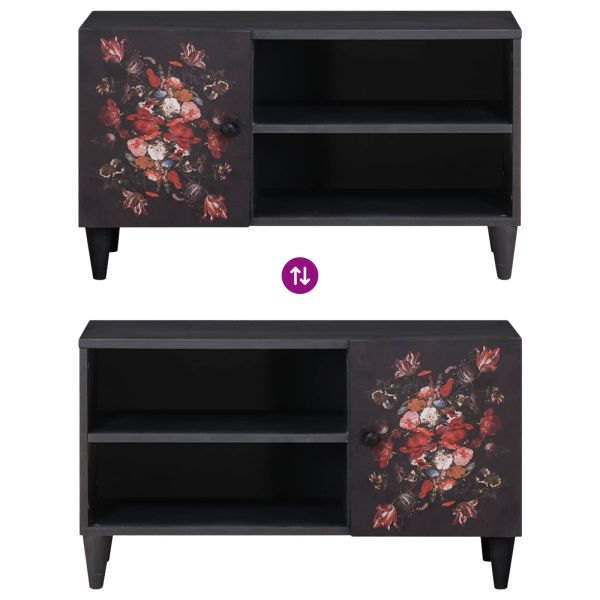 Шкафове за съхранение с врата Многоцветен 80 x 31,5 x 46 см