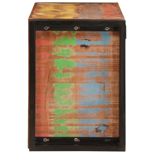 Винен рафт 100 x 45 x 33 см Солидна рециклирана дървесина