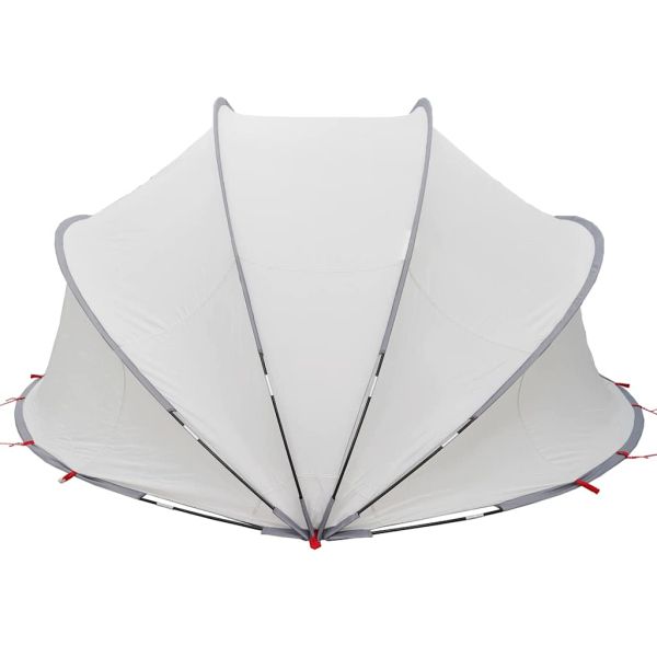 Купол за басейн Сив и оранжев 336 x 322 x 160 см