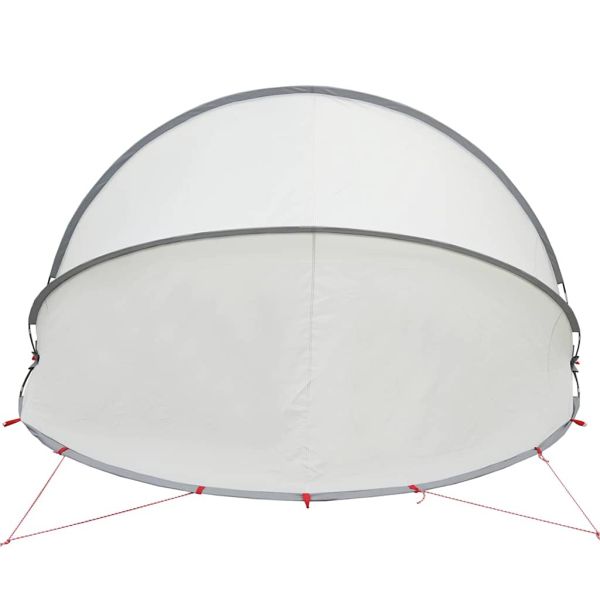 Купол за басейн Сив и оранжев 405 x 405 x 192 см
