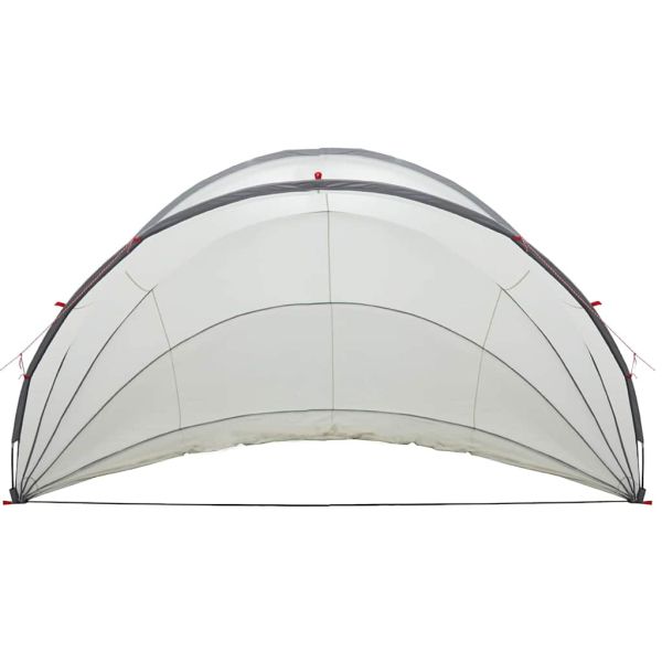 Купол за басейн Сив и оранжев 500 x 500 x 236 см