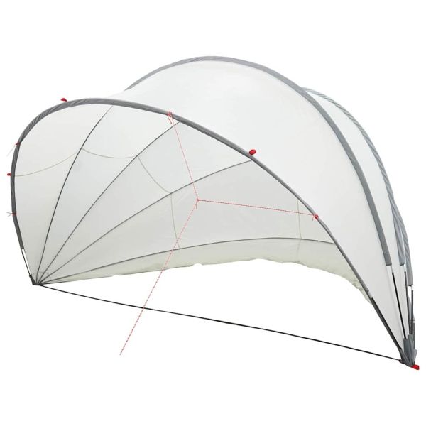 Купол за басейн Сив и оранжев 546 x 516 x 250 см