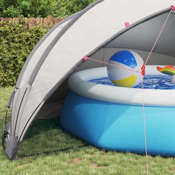 Купол за басейн Сив и оранжев 546 x 516 x 250 см