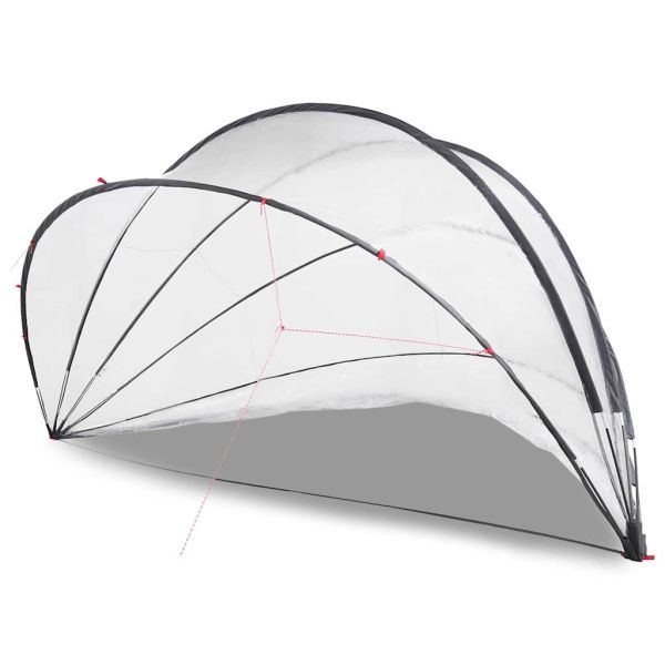 Купол за басейн Прозрачен 546 x 516 x 250 см ПВЦ