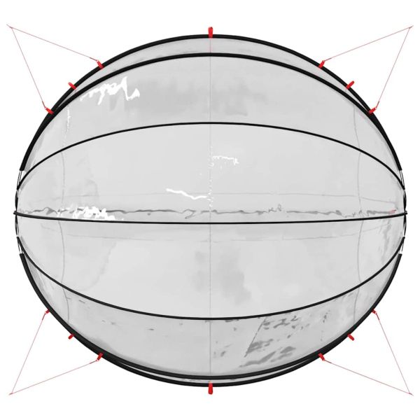 Купол за басейн Прозрачен 546 x 516 x 250 см ПВЦ