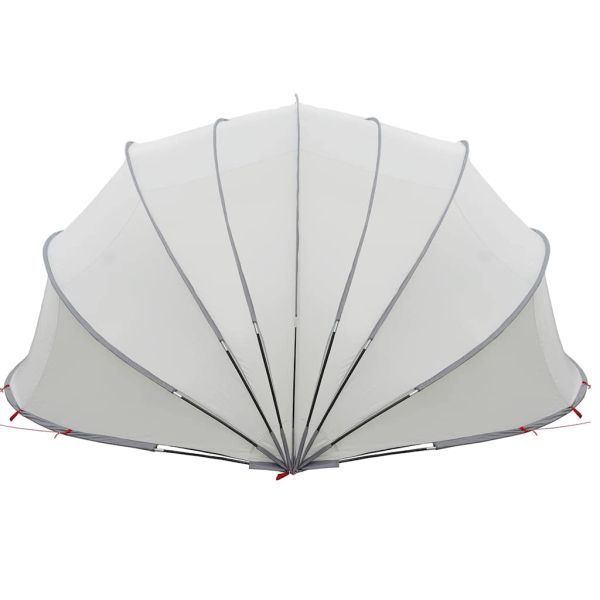 Купол за басейн Сив и оранжев 592 x 590 x 275 см