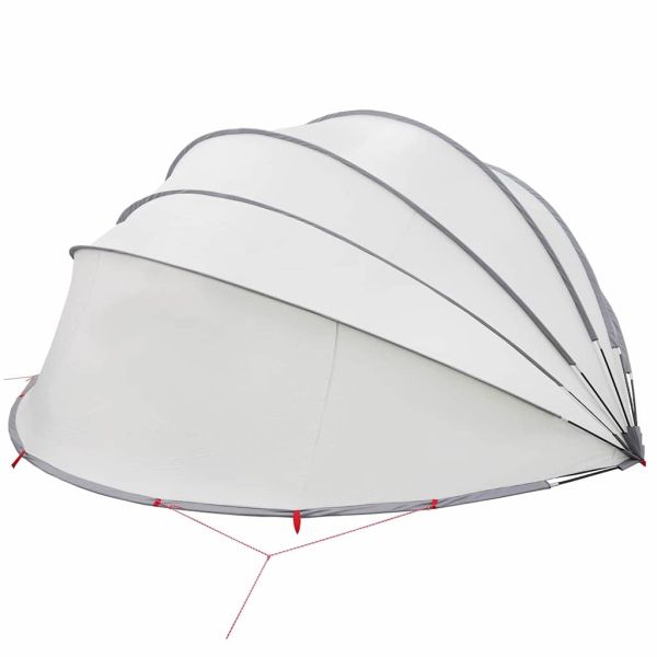Купол за басейн Сив и оранжев 592 x 590 x 275 см