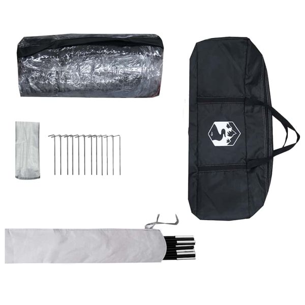 Дворен чадър полукола Прозрачен 538 x 440 x 204 см