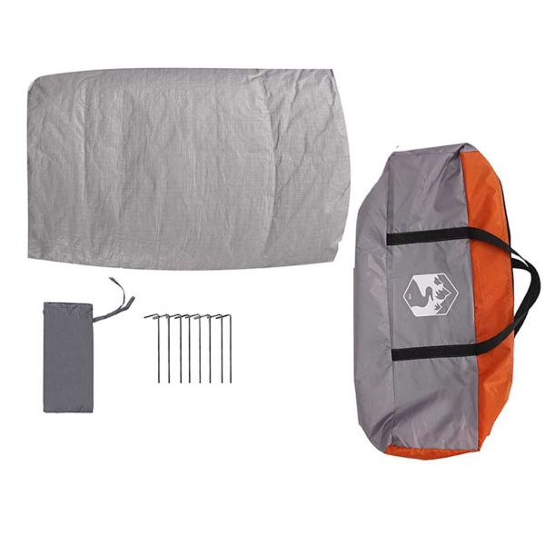 Вътрешна палатка с покрив Сив и оранжев 300 x 300 x 250 см