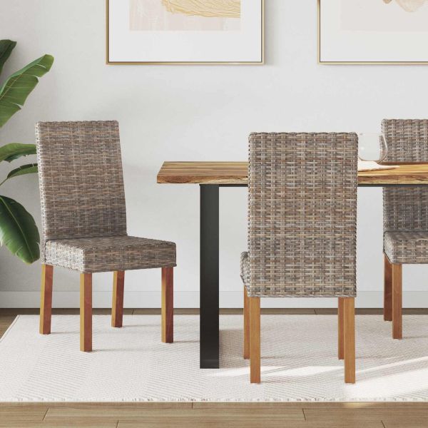 Трапезен стол 2 pcs Кубу сив 45 x 54 x 93 см