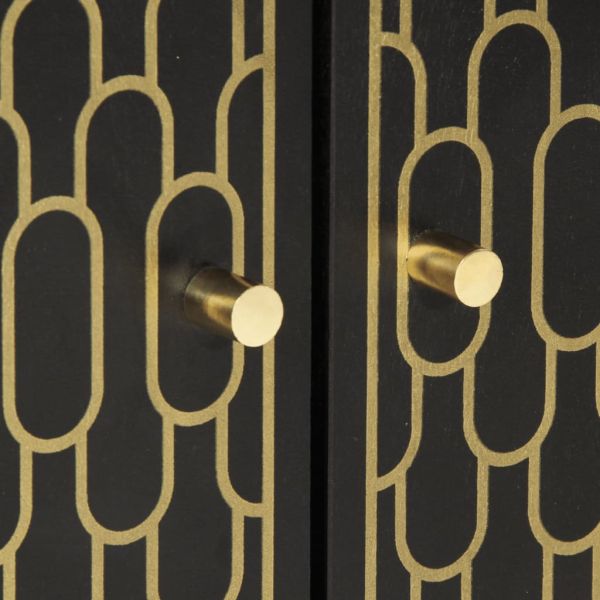 Странични шкафове 3 бр 60x33x75 см манго масивно дърво