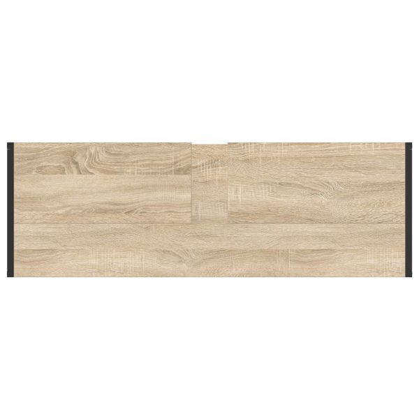 Комплект мебели за баня с чекмедже Сонома дъб Инженерно дърво