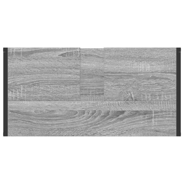 Комплект мебели за баня с чекмедже Сив Сонома Инженерно дърво