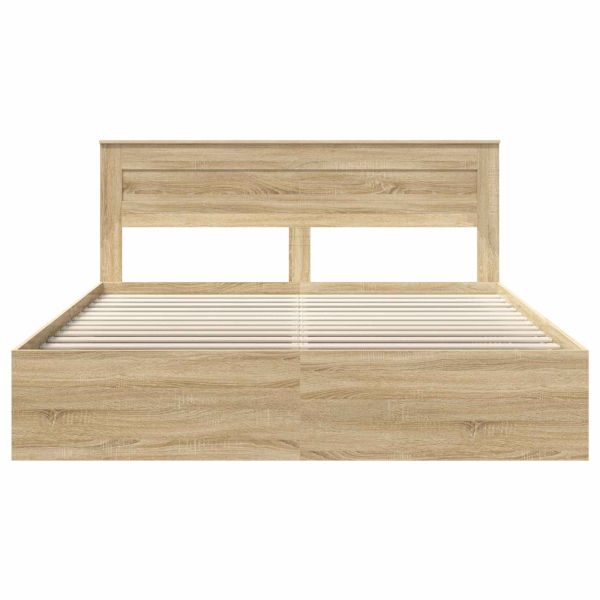 Рамка за легло Сонома 180 x 200 cm Солидно борово дърво