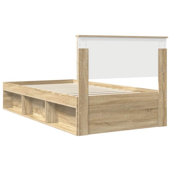 Рамка за легло Сонома 100 x 200 cm Солидно борово дърво