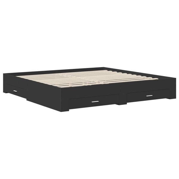 Рамка за легло Сонома дъб 200 x 200 cm Инженерно дърво