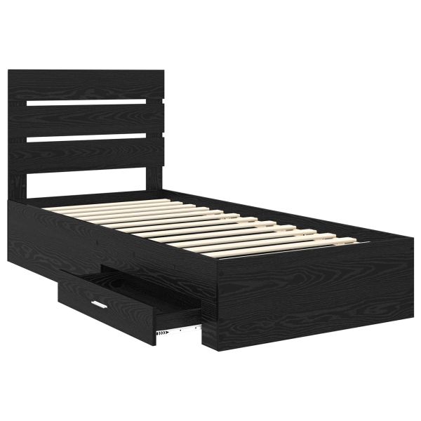 Рамка за легло Черния дъб 100 x 200 cm Инженерно дърво