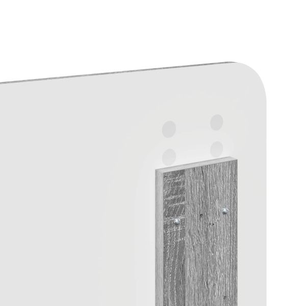 Рамка за легло Сив Сонома 180 x 200 cm Солидно борово дърво