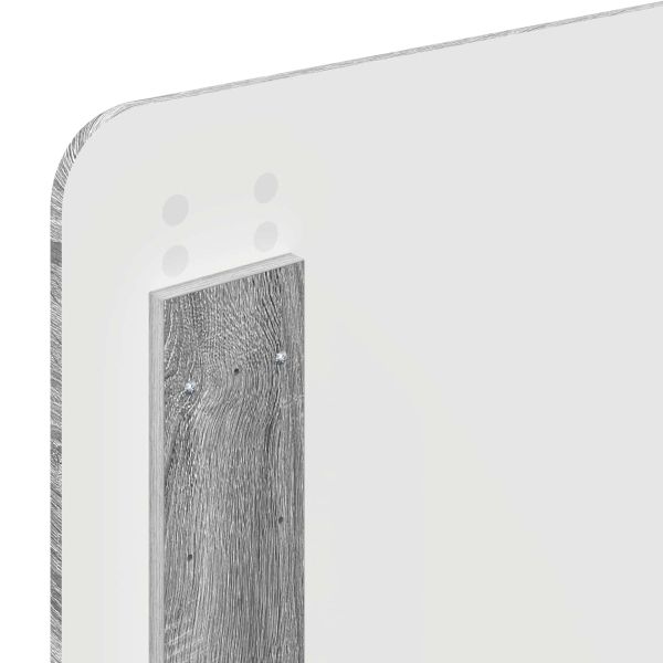 Рамка за легло Сив Сонома 75 x 190 cm Солидно борово дърво