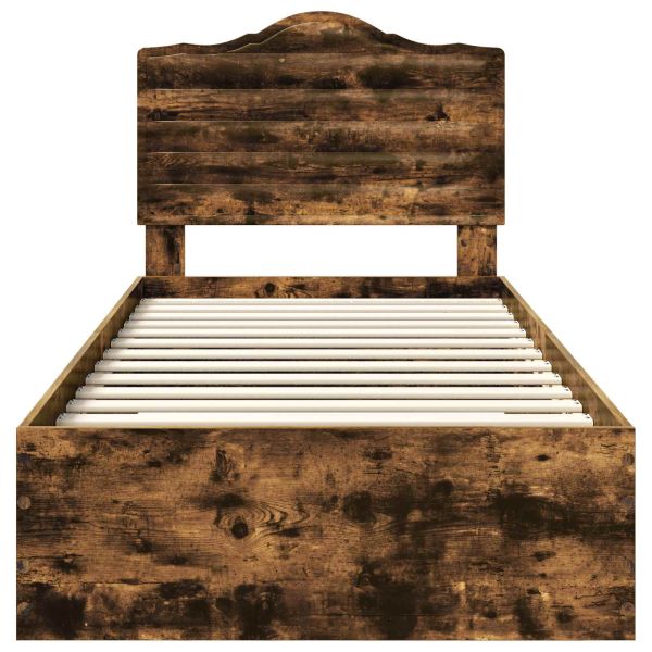 Рамка за легло с таблото Димян дъб 100 x 200 cm Инженерно дърво
