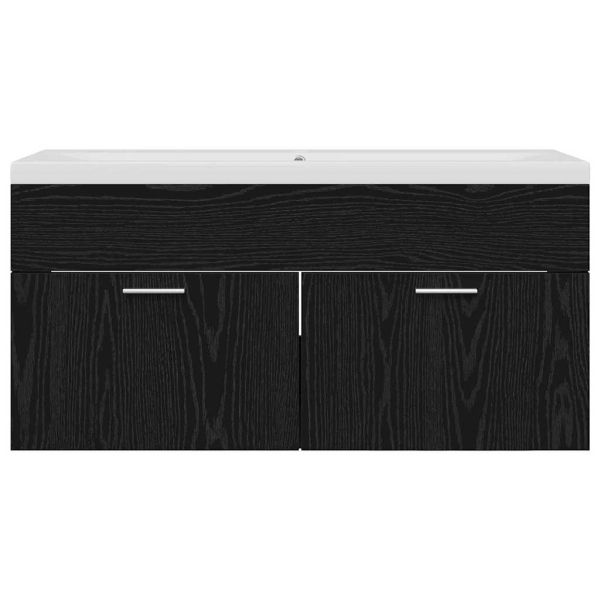 Шкаф за баня Черния дъб 100 x 38,5 x 46 cm Инженерно дърво