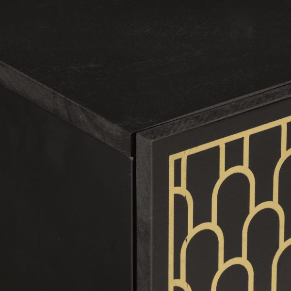 Нощни шкафчета, 2 бр, 40x33x46 см, манго масив