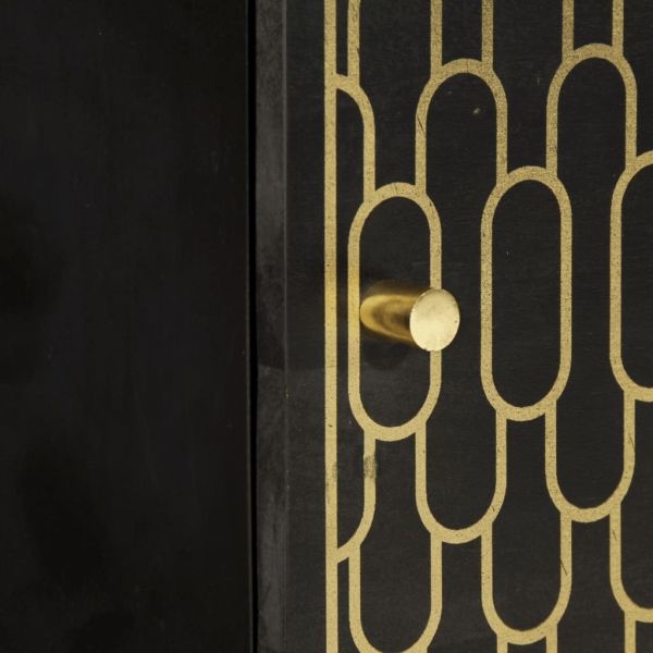 Нощни шкафчета, 2 бр, 40x33x46 см, манго масив