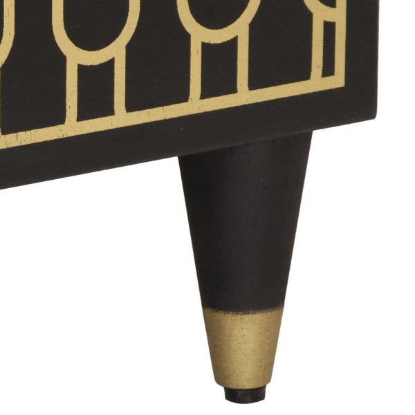 Нощни шкафчета, 2 бр, 40x33x46 см, манго масив