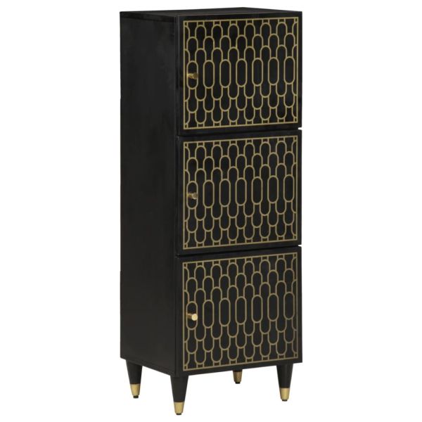 Висок шкаф, 40x33x110 см, мангово дърво масив