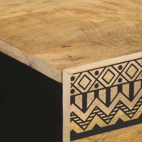 Бюфет 40x33,5x75 см грубо мангово дърво масив