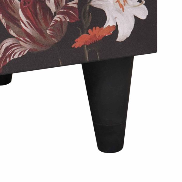 Нощно шкафче Многоцветен 50 x 33 x 60 см Солидно мангово дърво