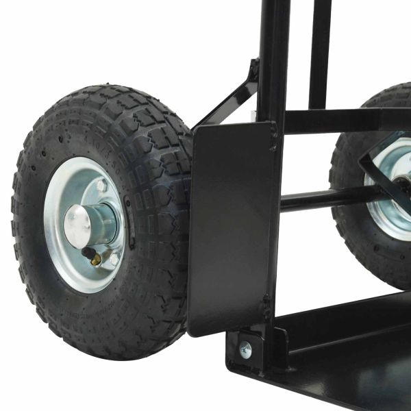 Ръчна количка Черен и Червен 57 x 46 x 113 см Стомана