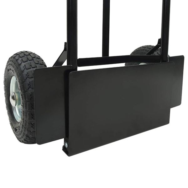 Ръчна количка Черен и Червен 57 x 46 x 113 см Стомана