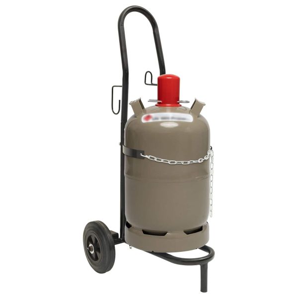 Ръчна количка Черен и Червен 49 x 49 x 101 см Стомана