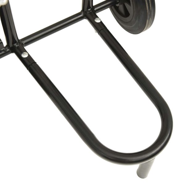 Ръчна количка Черен и Червен 49 x 49 x 101 см Стомана